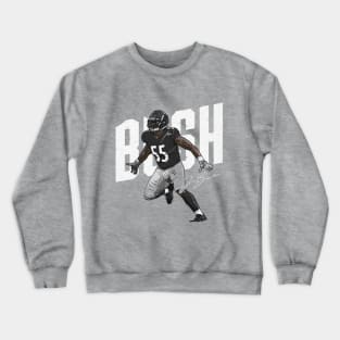 Devin Bush Pittsburgh Chisel Crewneck Sweatshirt